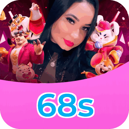 Plataforma 68s mostrando interface moderna, jogos certificados e recursos de segurança licenciados